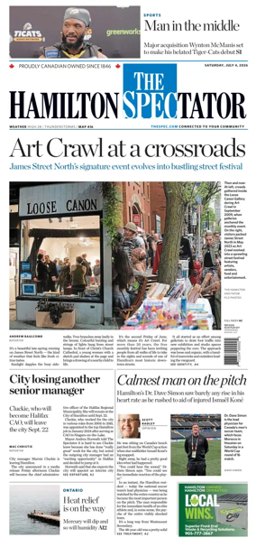 Cover of The Hamilton Spectator