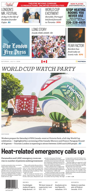 Cover of The London Free Press