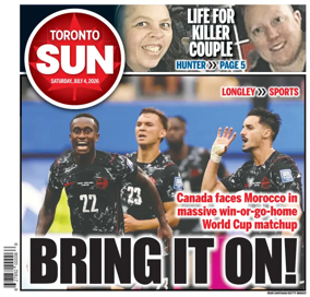 Cover of Toronto Sun
