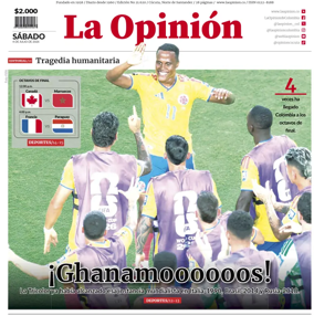 Cover of La Opinion