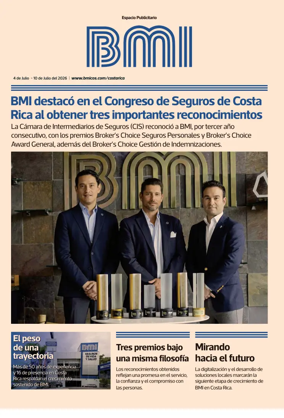 Cover of El Financiero (Costa Rica)