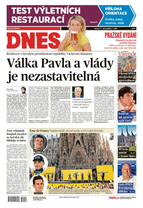 Cover of Dnes Prague Edition