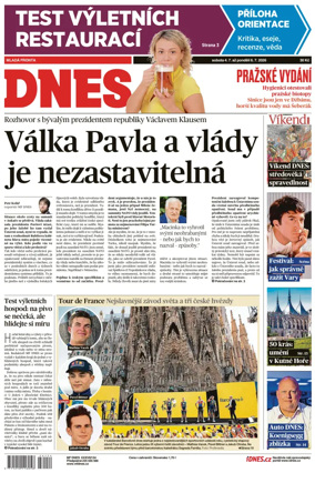 Cover of MF DNES