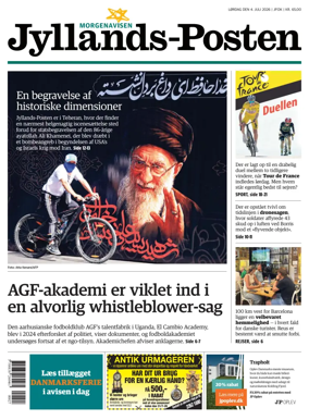 Cover of Jyllands-Posten