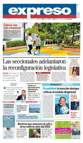 Cover of Diario Expreso