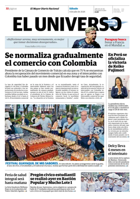 Cover of El Universo