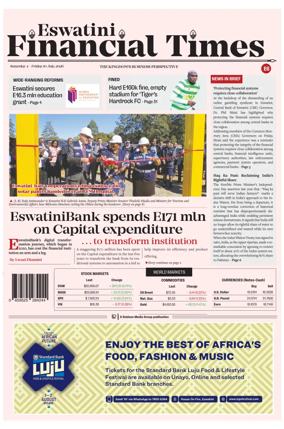 Cover of Eswatini Financial Times