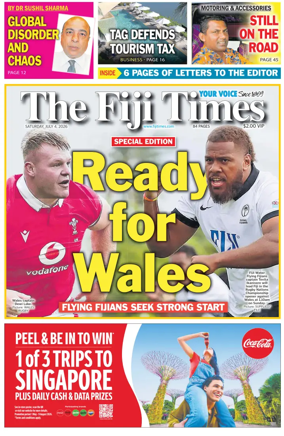Cover of The Fiji Times