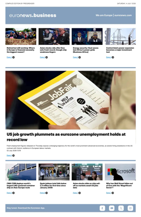 Cover of Euronews Business
