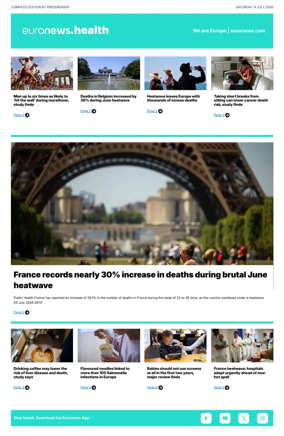 Cover of Euronews Health (English) Compiled Edition