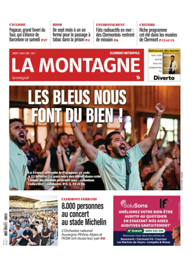 Cover of La Montagne (Clermont-Metropole)
