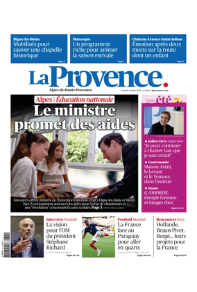 Cover of La Provence Alpes-de-Haute-Provence