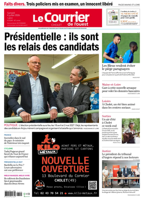 Cover of Le Courrier de l’Ouest (Cholet)