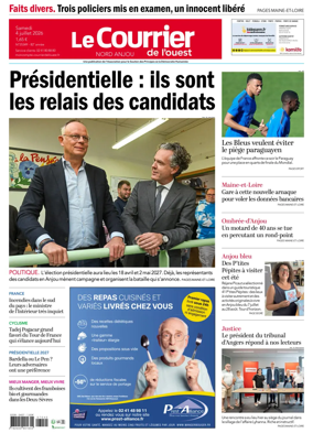 Cover of Le Courrier de l’Ouest (Nord Anjou)