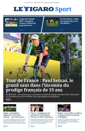 Cover of Le Figaro Sport