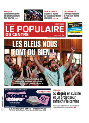 Cover of Le Populaire du Centre (Haute-Vienne)