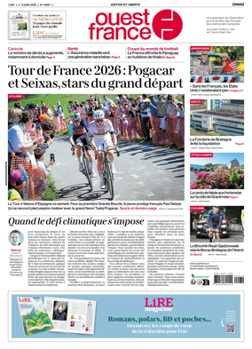 Cover of Ouest France (Dinan)