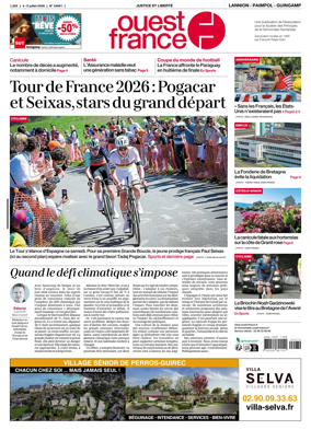 Cover of Ouest-France (Lannion / Paimpol / Guingamp)