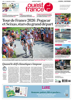 Cover of Ouest France (Loudeac / Rostrenen)