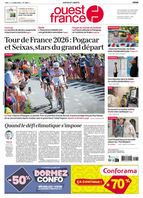 Cover of Ouest France (Orne)