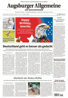 Cover of Augsburger Allgemeine (Land West)