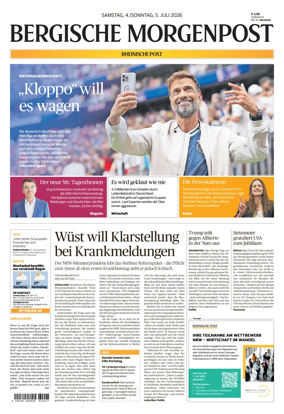 Cover of Bergische Morgenpost Wermelskirchen/Huckeswagen/Radevormwald