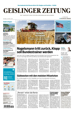 Cover of Geislinger Zeitung
