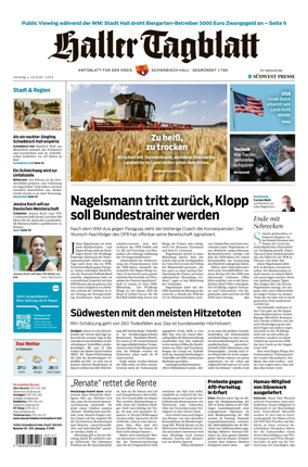 Cover of Haller Tagblatt