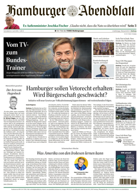 Cover of Hamburger Abendblatt (Harburg)