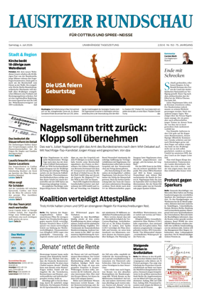 Cover of Lausitzer Rundschau