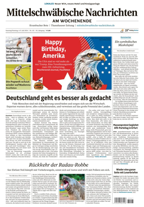 Cover of Mittelschwaebische Nachrichten