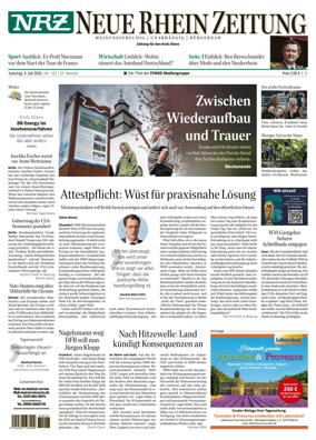 Cover of Neue Rhein Zeitung (Emmerich and Kleve)