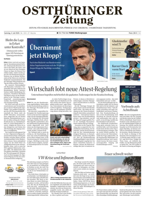 Cover of Ostthuringer Zeitung (Posneck)