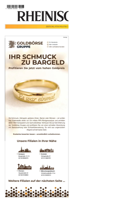 Cover of Rheinische Post Krefeld Kempen