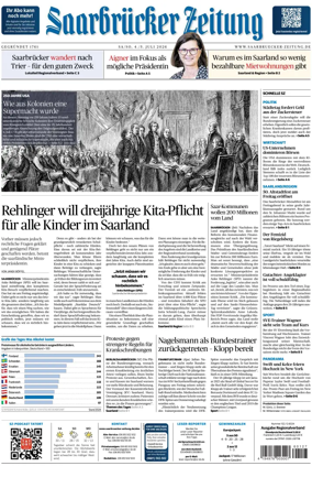 Cover of Saarbruecker Zeitung