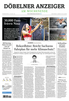 Cover of Sachsische Zeitung (Dobeln)