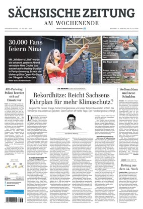 Cover of Sachsische Zeitung (Rodertal)