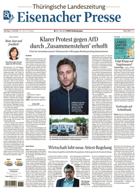 Cover of Thuringische Landeszeitung (Eisenach)