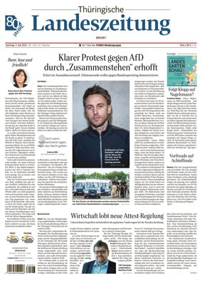 Cover of Thuringische Landeszeitung (Erfurt)