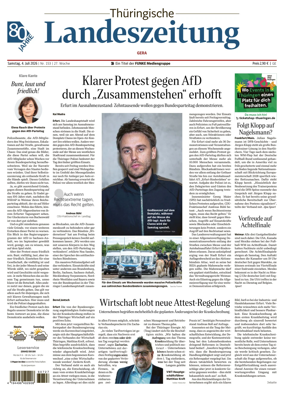 Cover of Thuringische Landeszeitung (Gera)
