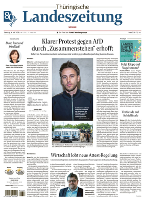 Cover of Thuringische Landeszeitung (Weimar)