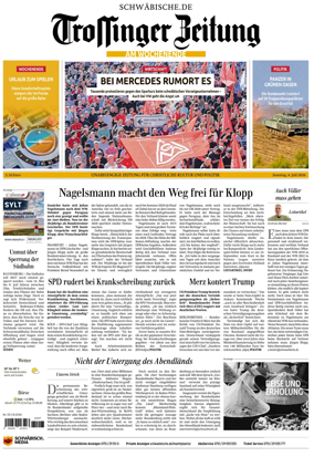 Cover of Trossinger Zeitung