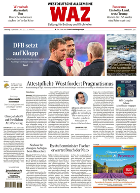 Cover of Westdeutsche Allgemeine Zeitung (Bottrop)