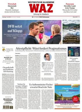 Cover of Westdeutsche Allgemeine Zeitung (Gladbeck)