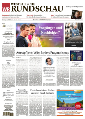 Cover of Westfalische Rundschau (Bad Berleburg Wittgenstein)