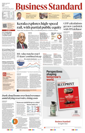 Cover of Business Standard