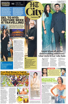 Cover of Hindustan Times (Lucknow) - Live