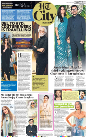Cover of Hindustan Times (Ranchi) - Live