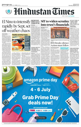 Cover of Hindustan Times Thane