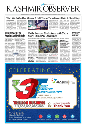 Cover of Kashmir Observer